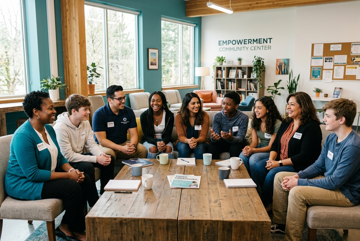 Supportive care and community mentorship for youth